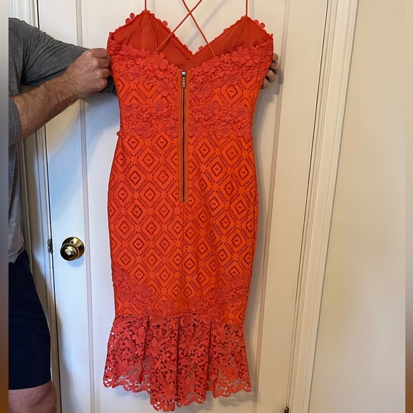Nicole Miller Mango Lace Dress - Picture 2 of 5